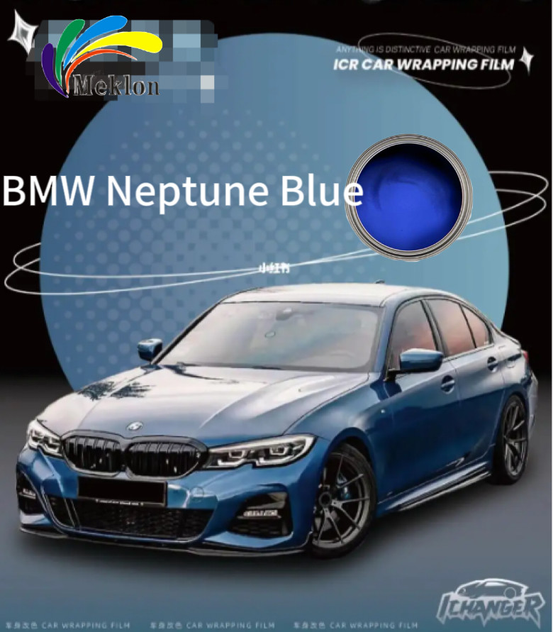 China Neptune Blue Refinish Car Paint Wet Spray Durable For BMW A85 on sale