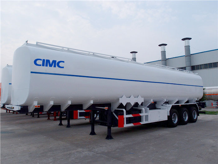 Cheap Heavy capacity 3 axles fuel tank truck trailer with tool box for sale