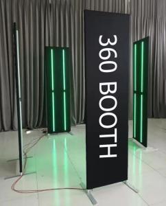 Best 360 Video Photo Booth Enclosure Backdrop With Customized Logo Service wholesale