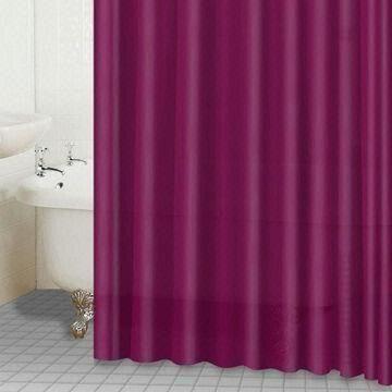 China 150D Polyester Oxford PU Fabric, Water-repellent, Used for Shower Curtain on sale