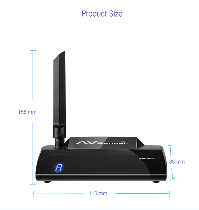 China 5.8GHZ HDMI TRANSMITTER RECEIVER PAKITE PAT-580 VIDEO SIGNAL SENDER RECEIVER 1080P SIGNAL IN on sale