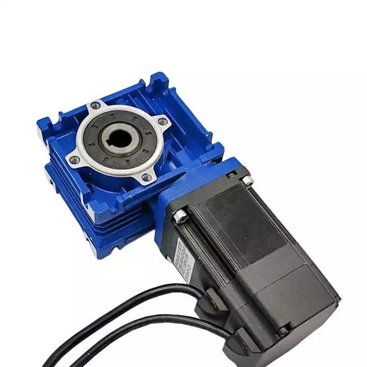China 200w 300w Worm Gear Reduction Brake Brushless DC Motor Rated Load Current 7.9A on sale