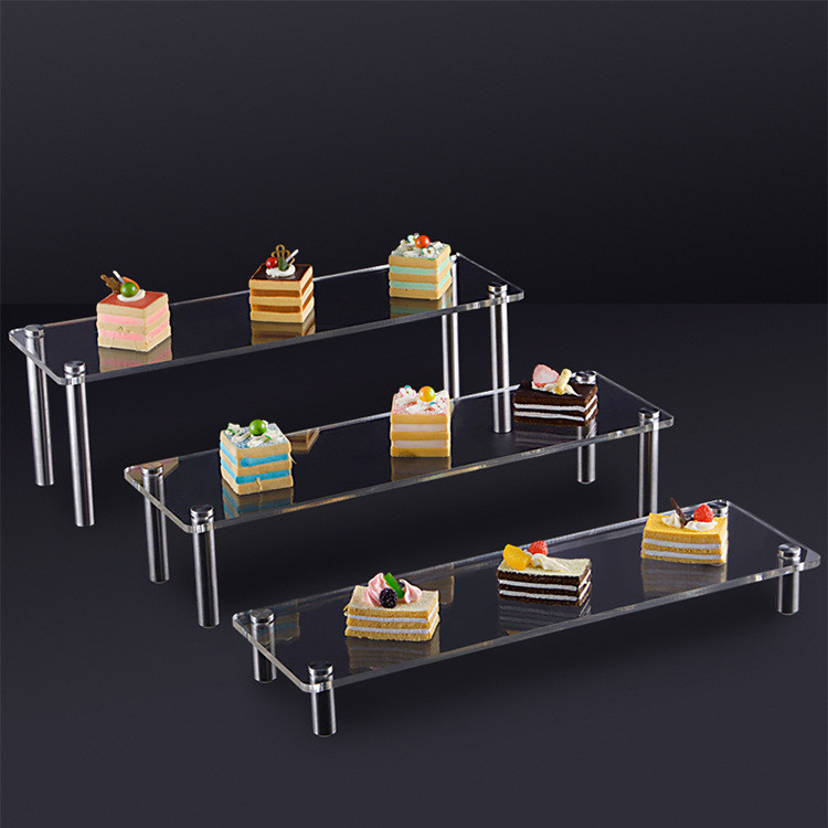 Best RoHS Certificated 3 Tiers Acrylic Dessert Display wholesale