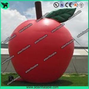 Best Custom Red Inflatable Products 5M Oxford Inflatable Apple For Advertisement wholesale