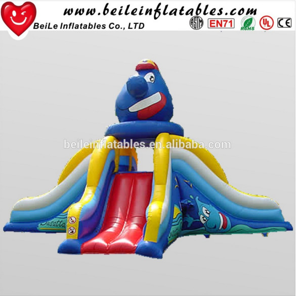China Funny clown big inflatable water slide and used inflatable water slide for sale on sale
