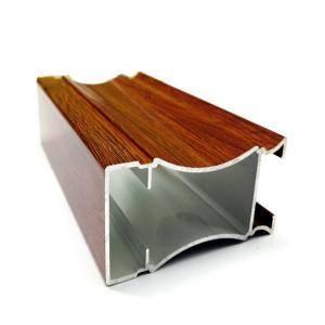 Best GB523 6000 Wood Grain Aluminum Window Profiles wholesale