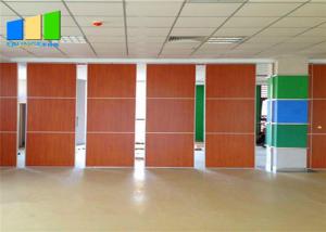 Best Nigeria Hotel Movable Partition Wall Acoustic Wooden Hanging Folding Partition Wall With Variety Color wholesale