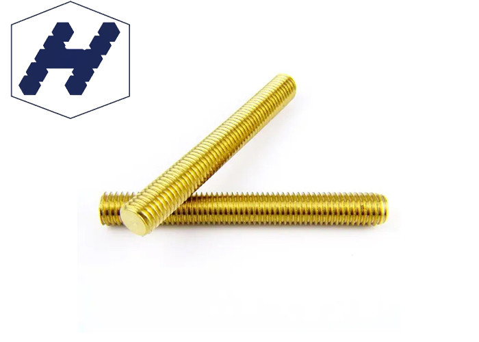 China M2-M30 Copper Threaded Rod Studs Alloy Steel With Nut And Washer on sale