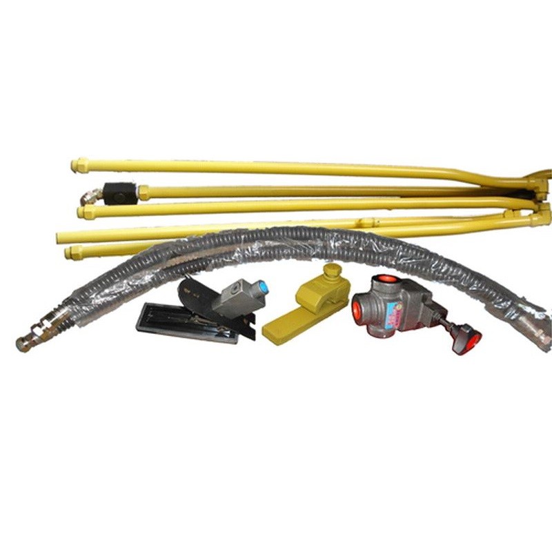 Best Excavator hammer breaker lines auxiliary piping kits one two way hydraulic foot pedal valve and clips clamp wholesale