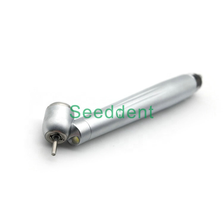 Best Single Water Spray Clean Head System 45 Degree Dental Surgical LED E-generator High Speed Handpiece 2 / 4 holes SE-H012L wholesale