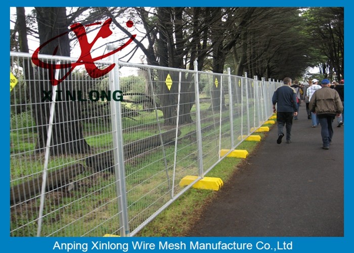 Cheap Metal Iron Chain Link Fence Temporary Fencing Panels Various Size / Color Acceptable for sale