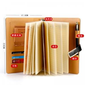 Best Handmade Soft Leather Bound Journal Notebook Debossed Logo Process wholesale