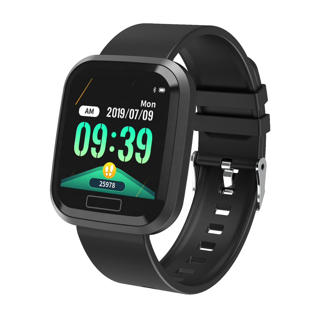 Cheap Auto Focus Blood Pressure Smartwatch , Bluetooth Touch Screen Wrist Watch for sale