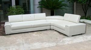 China Leather Corner Sofa with High Quality Model 2054# on sale