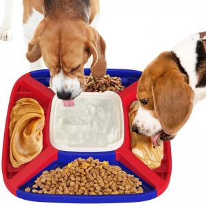 China Slow Down Eating Food Water Self Feeding Dog Bowl For Puppy on sale