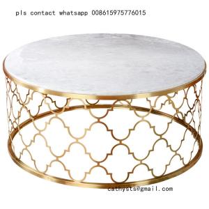 China stainless steel dining table base leg hairline gold coffee table base for hospitality projects on sale