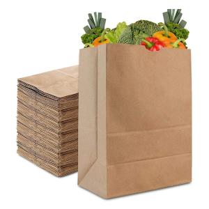 57 Lb Kraft Brown Paper Bags 50 Count Without Handle