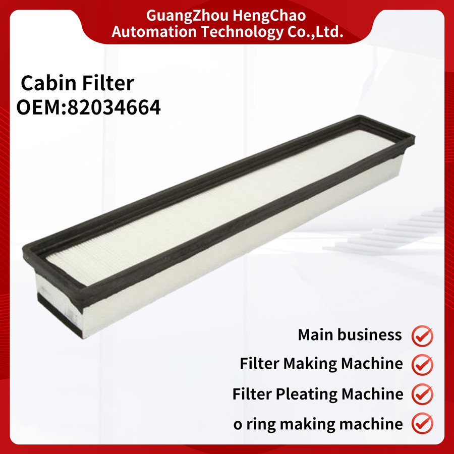 China 100mm Automatic Cabin Air Filter 82034664 Car Air Conditioner Filter Making Machine on sale