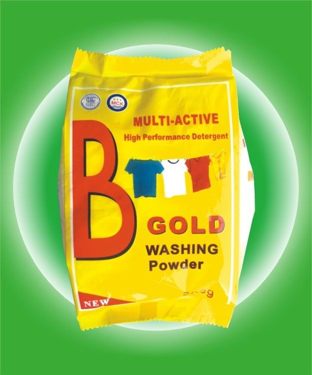 Best Multi- Active high performance detergent gold clothes washing powder 200g wholesale