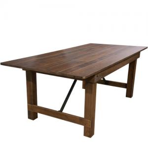 China Wholesale China Pine Wood Farmhouse Folding Dining Tables Manufacturer on sale