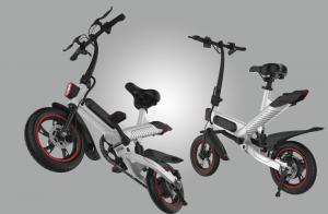 Best Electric Compact Folding Bike , Lightweight Fold Up Cycles Eco - Friendly wholesale