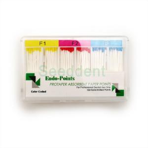 Best Dental Endo PP Protaper Absorbent Paper Point 100 Point F1 F2 F3 SE-G043 wholesale