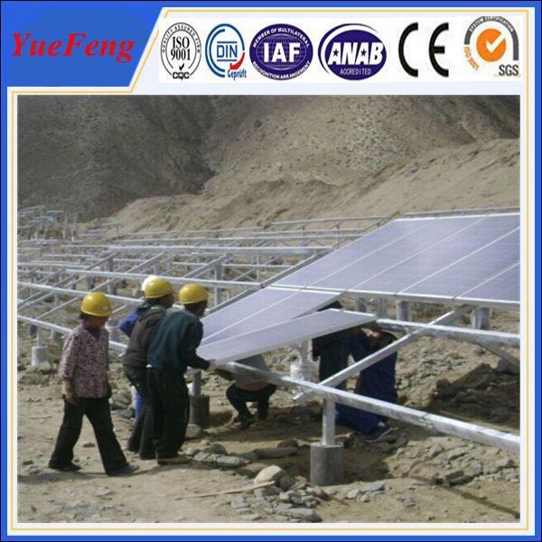 Cheap Ground mounted solar power plant project, solar mounting structure for sale