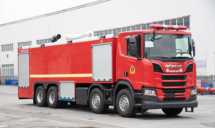 China 25 Tons SCANIA Heavy Duty Fire Truck with 10000L/min. Water Pump on sale