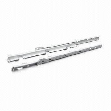 China Double-stopper Self Closing Drawer Slides, Made of Quality Materials, OEM Orders Welcomed on sale
