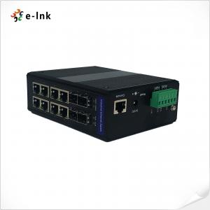 China 10M/100M/1000M Industrial PoE Switch SFP 8 Port 48 Volt on sale