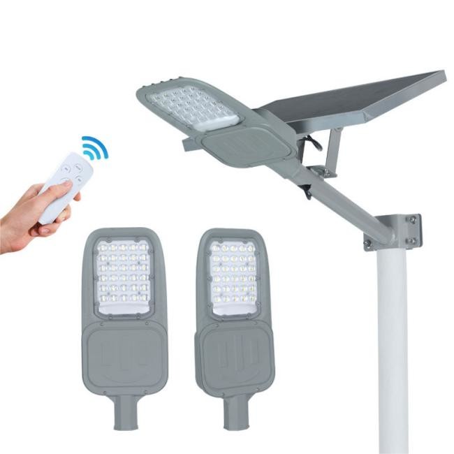 China Waterproof Solar Pole Lamp Outdoor Lighting IP65 LED Solar Street Light 3 Years Warranty on sale