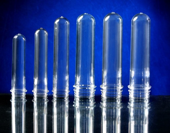 China Eco friendly polyethylene / PET bottle preforms for oil bottles Neck 32mm on sale
