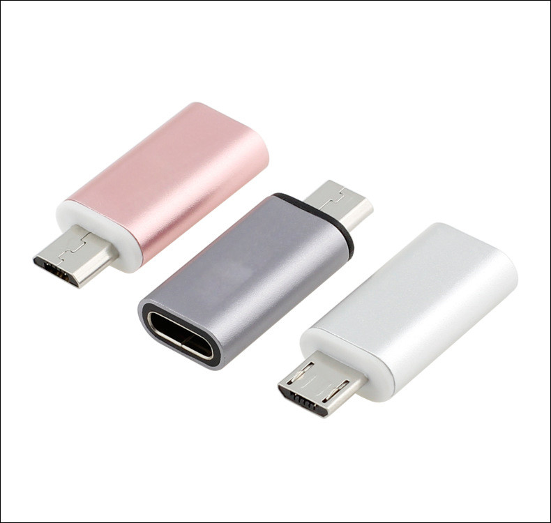 China Aluminum USB Type C To Micro USB Adapter , Data Transfer USB C To USB Adapter on sale