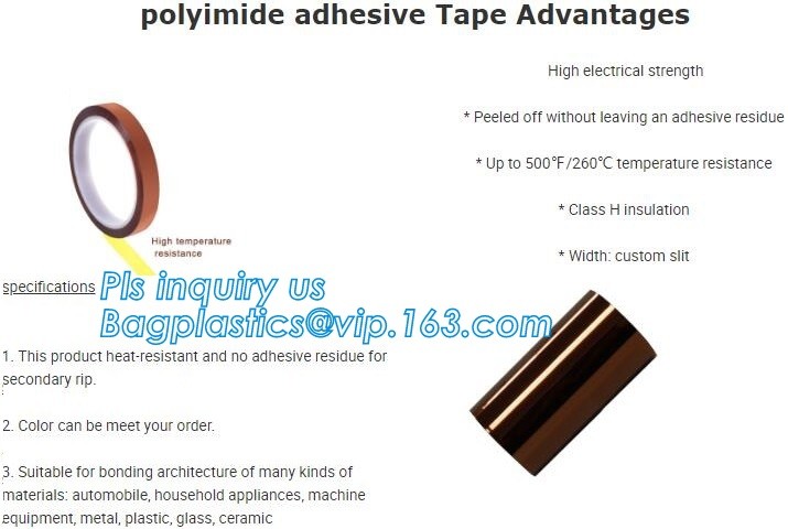 Pet Double Sided Adhesive Tape Red Mopp Film Has High Temperature Resistance