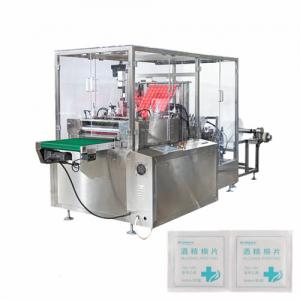 China High Speed Medical Automatic Alcohol Cotton Swab Prep Pad Packaging Making Machine on sale