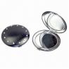 Buy cheap Cosmetic mirror with diamond, measures 7x7x0.8cm from wholesalers