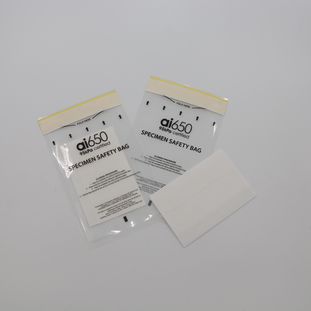 Buy cheap Seal Plastic Specimen Zipper Biohazard Bag Custom Printing Ziplock Biohazard from wholesalers