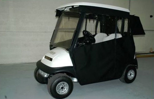 China Sunbrella Premium Golf Cart Track Enclosures 2 Side Curtains OEM Service on sale