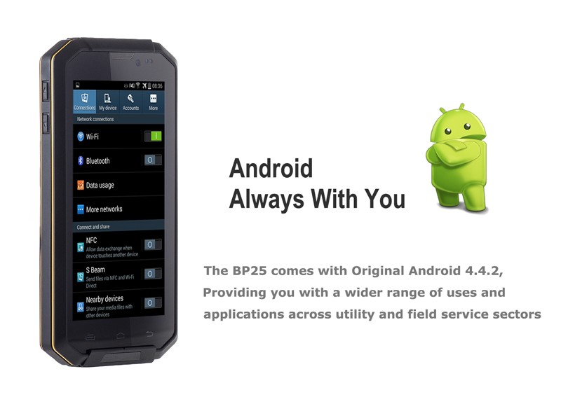 RFA583 BATL BP25 GPS 1+8GB rugged phone,android phone for apps management