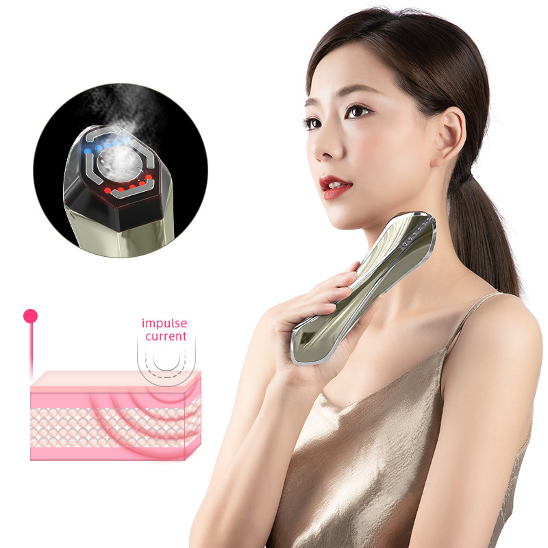 China Wrinkle Removal Face Beauty Device Microcurrent Facial Toning Device on sale