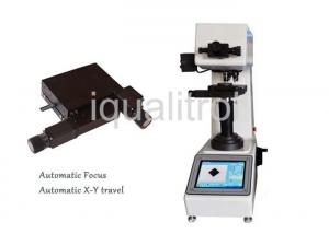 China Automatic Turret Touch Screen Vickers Hardness Testing Machine 5Kgf Built-in Vickers Software on sale