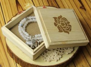 China wood jewelry box pine wood gift box small boxes on sale