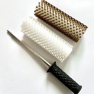 China Snowboard Waxing Set Nylon Brush Horse Hair Brush Copper Wire Roller Brush on sale