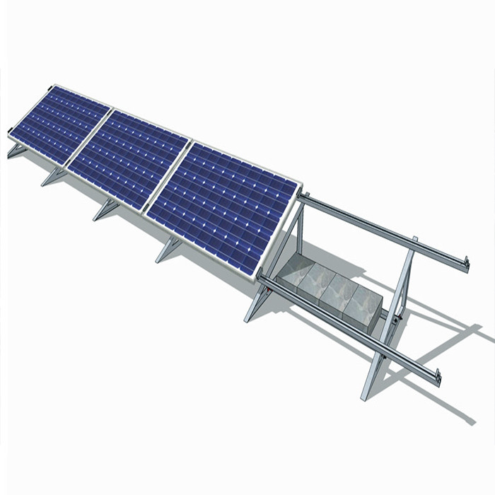 China 10 15 20 30 Angle Concrete Rooftop Solar Panel Mounting Systems on sale