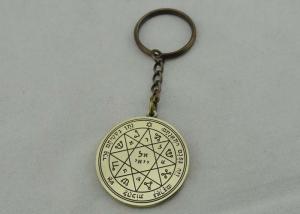 China Promotional Russia Personalized Key Chain With Soft Enamel and Antique Brass Plating on sale