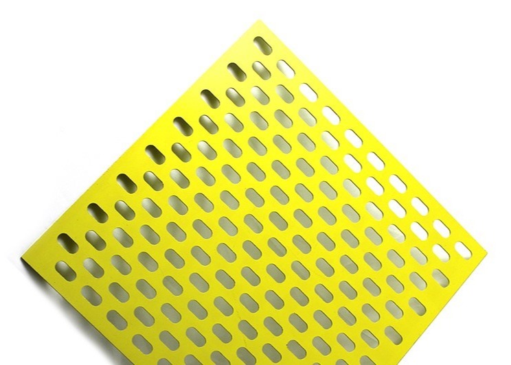 China Vibrating Aluminum Slotted Hole Perforated Metal Mesh 1-10mm Thickness Decorative on sale
