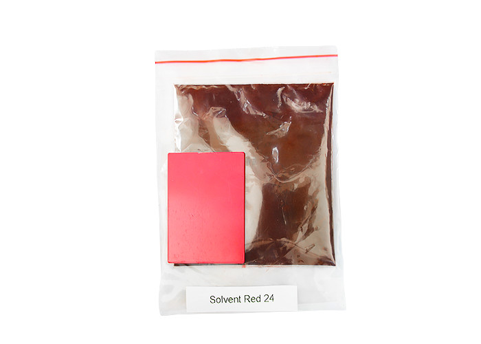 China 25Kg Per Drum Solvent Red 24 / Brown Powder Shaped Solvent Dye on sale