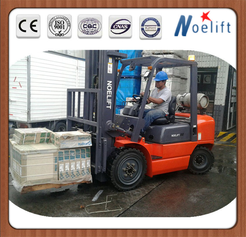 China 2017 new arrival hot sales LPG-powered forklift with forklift propane tank on sale