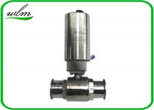 China Elegant Design Sanitary Ball Valves Stainless Steel , Pneumatic Actuated Ball Valve on sale