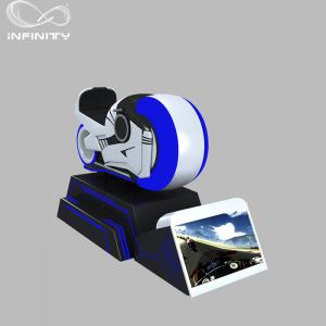 China 1 Person Online Race 9D VR Motorcycle Car Driving Simulator Black Or White Color on sale
